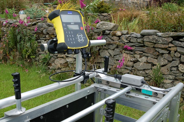 Equipment rails allow for easy positioning