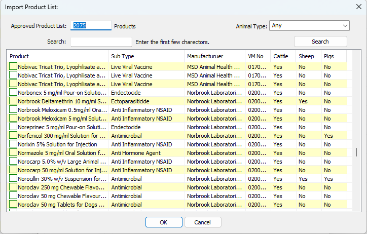 FarmIT 3000 Importing Product Details